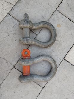 Will and DWL screw pin anchors shackles tools