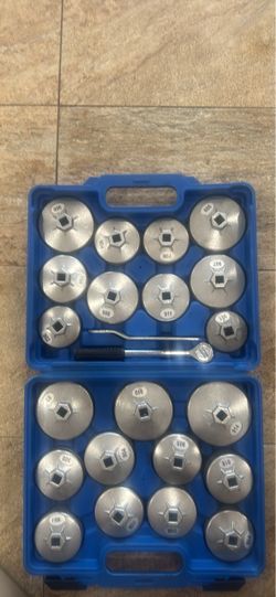 23pc aluminum oil filter cap wrench set