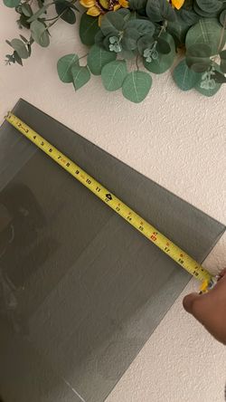 19x63 dresser top glass