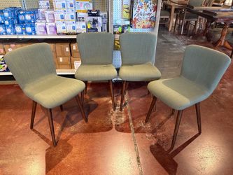 NEW! ARTICLE Sede Dining Chairs – Olio Green (Set of 4)