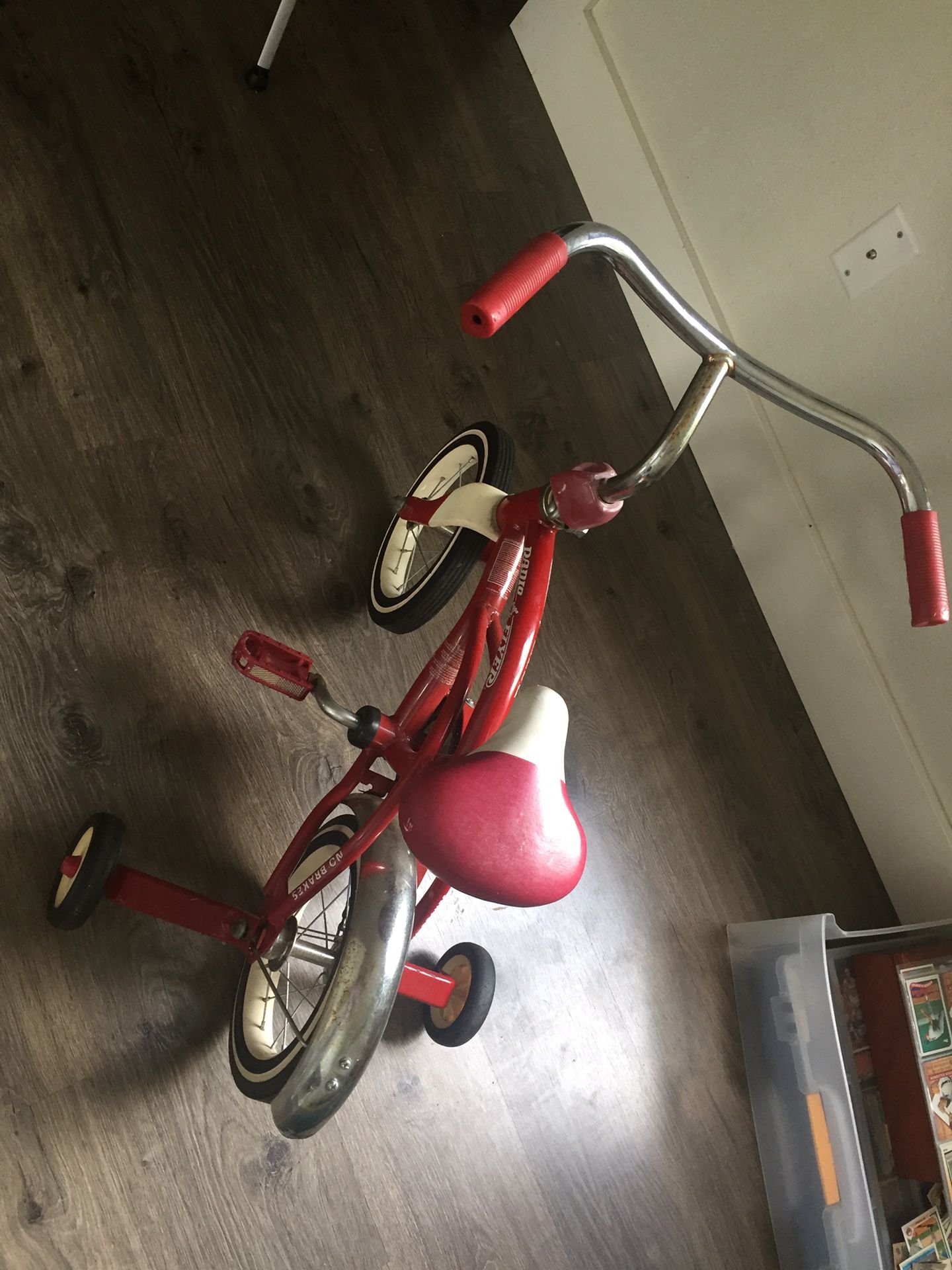 Radio Flyer training bike!