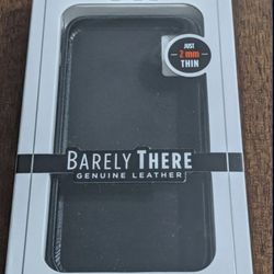 iPhone Xs/iPhone X Case Mate Black Genuine Leather Phone Case