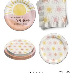Sun Baby Shower Items And Guest Book Activity