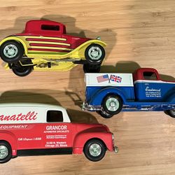 Vintage Diecast Car Coin Banks
