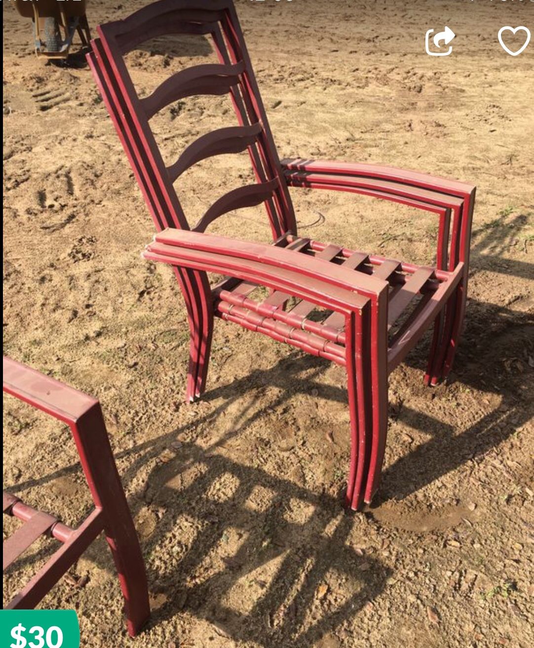 Patio chairs