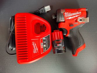 Milwaukee M12 FUEL Impact Driver with Battery and Charger