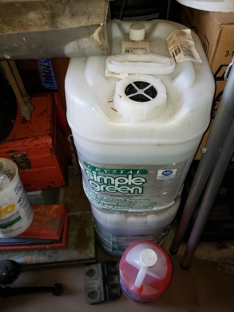 5 Gallons Simple Green Crystal  Cleaner Unopened 