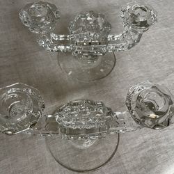 Vintage Fostoria Candlesticks 