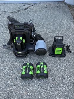 EGO Commercial LBPX8000 Backpack Blower Kit w/ 2 batteries & charger