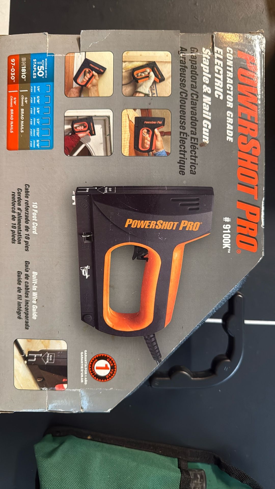 Power Shot Pro Electric Nail/staple Gun