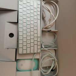 Apple IMAC 24 inch 16-9 widescreen 4.5k led backlit display . Hardly ever used it .