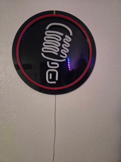 Mic LED Sign
