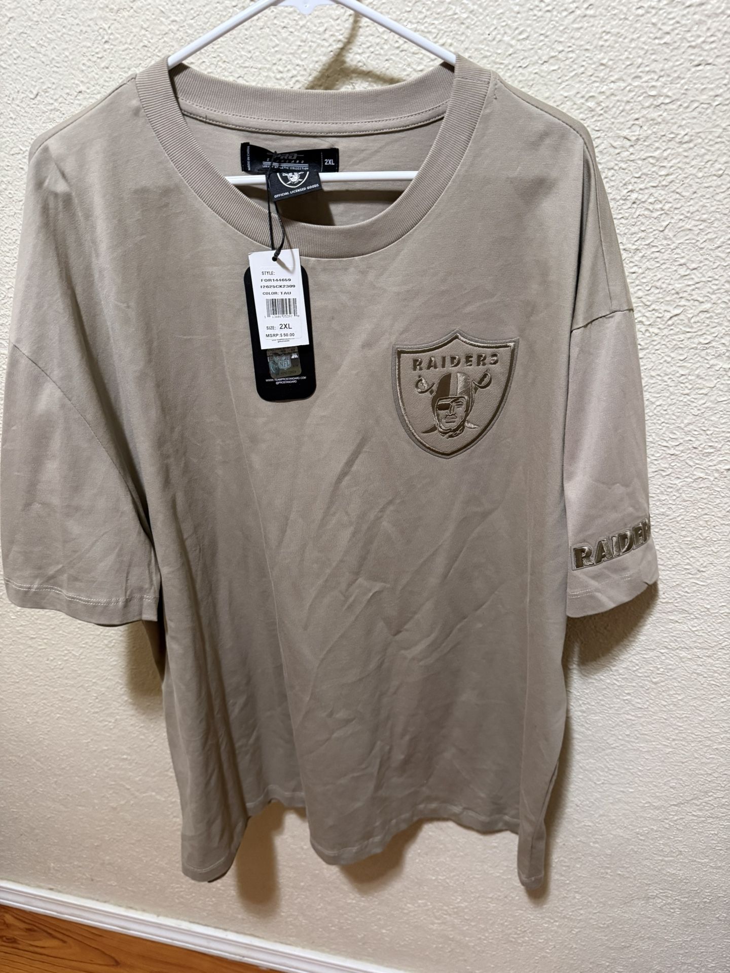 Raiders Embroidered T-Shirt