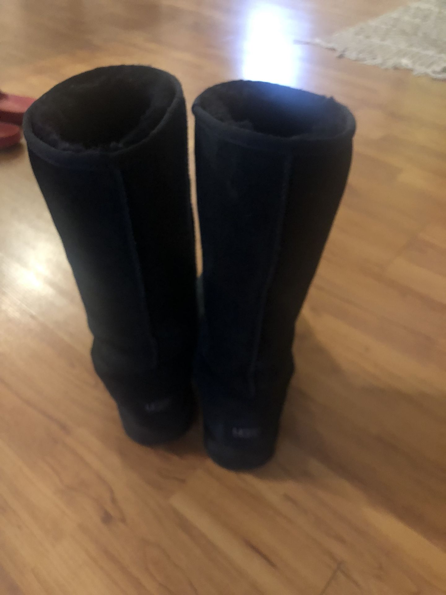 Tall Black Uggs (authentic) Womens Size 7 1/2