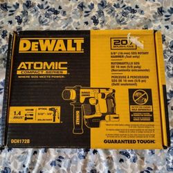 DeWalt ATOMIC 20V MAX 5/8in Rotary Hammer. $150
