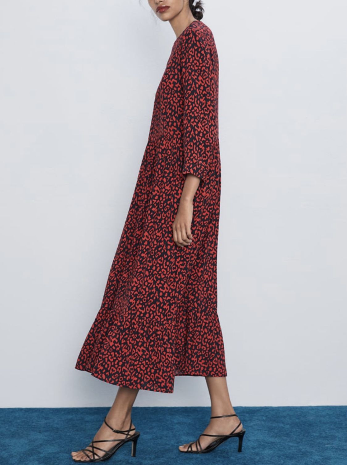Zara Leopard Maxi Dress