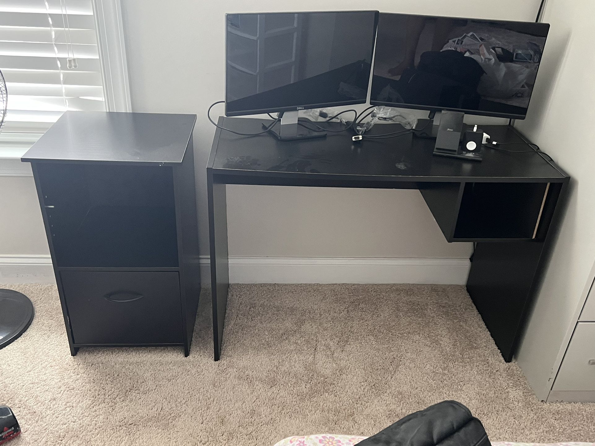 Computer Table ( Right) With storage ( Left ) 