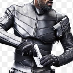 $120 Custom Leather Jacket Recreation Of Jacket Worn In The Movie, Hobbs And Shaw