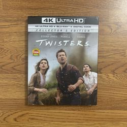 Twisters (Collector’s Edition) 4K UHD Blu-ray Combo Pack [4K UHD Blu-ray + Blu-ray + Digital Code]