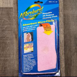 New Microburst All Purpose Microfiber Cleaning Cloth