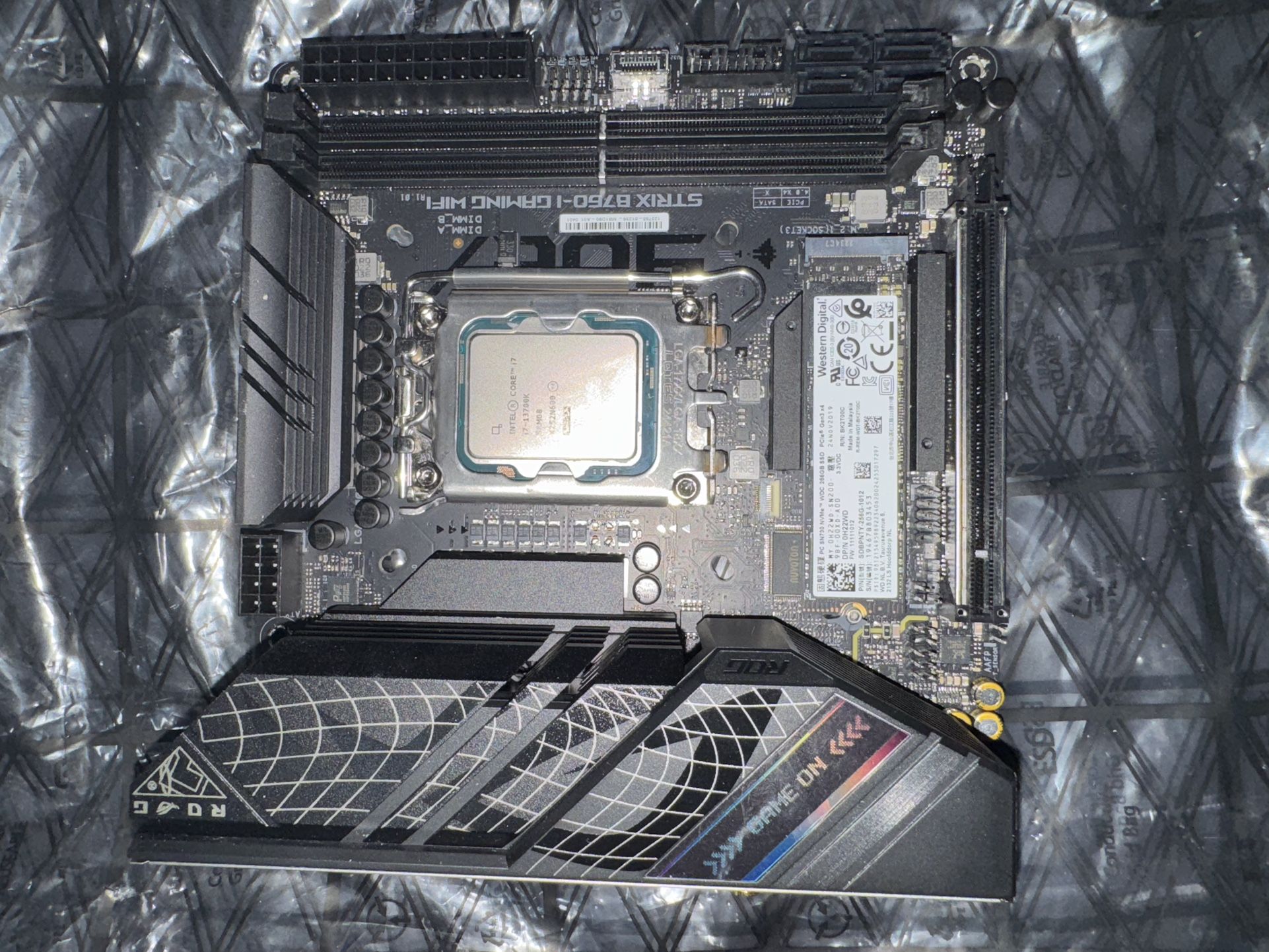 Intel i7 13700k CPU (with mobo/ssd)