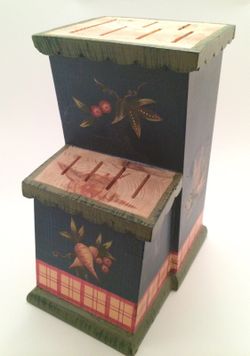 Tracy Porter Stonehouse Farms French Country Knife Block