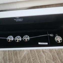 Warren James Tree of Life Pendant And Bracelet 