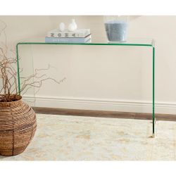 SALESUMO AMBLER CLEAR CONSOLE TABLE