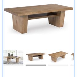 Light Brown Coffee Table 