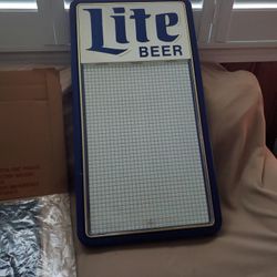 Miller Lite Display 35"x18"