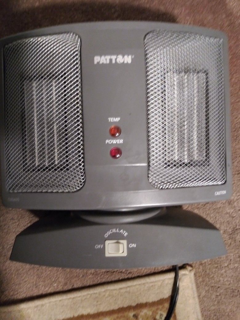 Patton twin Ceramic Oscillating Heater