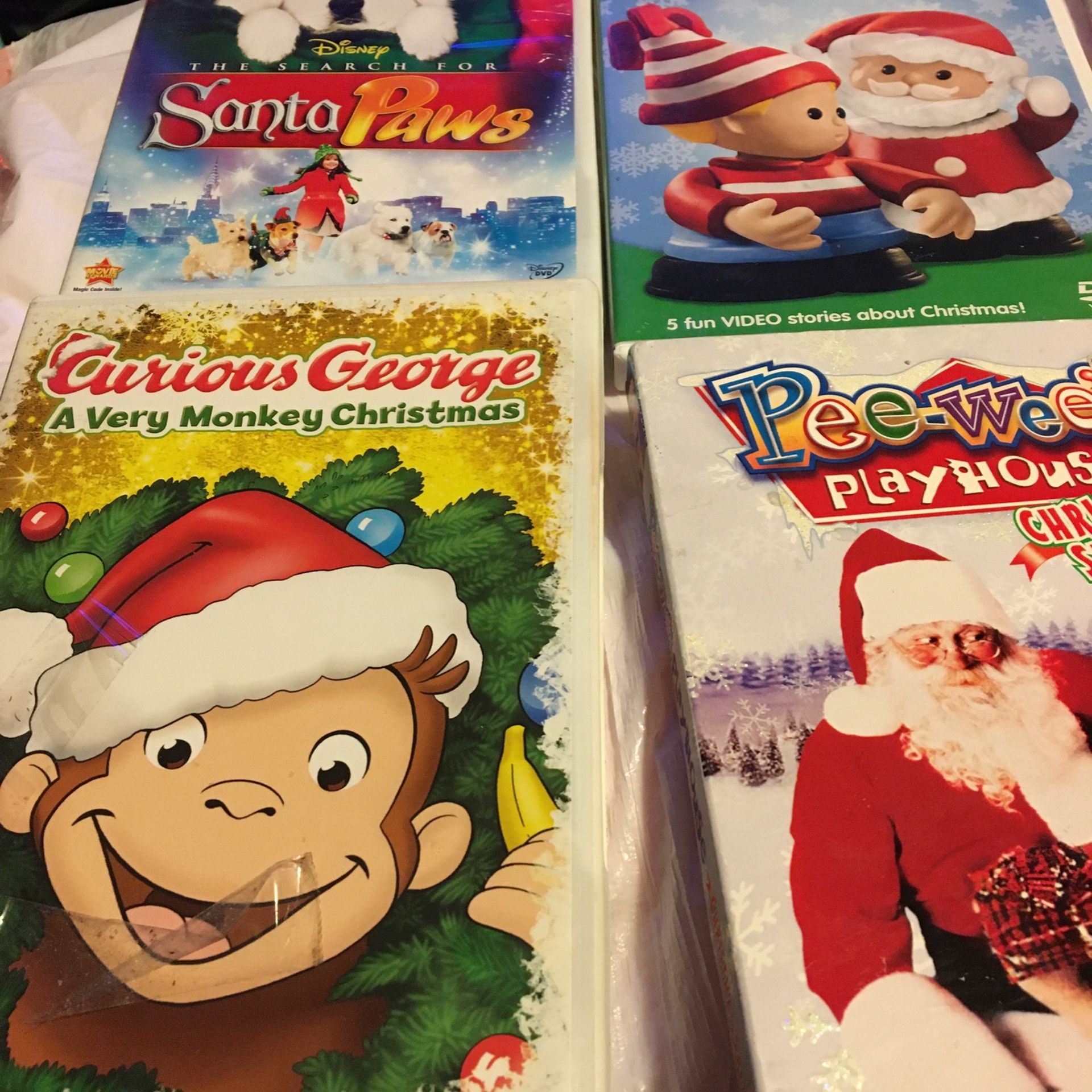 5 Christmas Dvd Tape For Children On Sale For 5.00