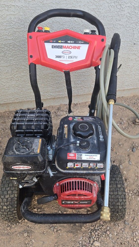 Clean Machine. 3400 Psi