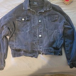 Black Streetwear Society Jean Jacket 
