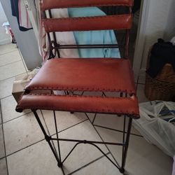 Sidro Leather Batstools X 2........