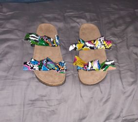 Colorful Sandals size 5