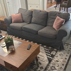 Two gray Ikea couches for sale 