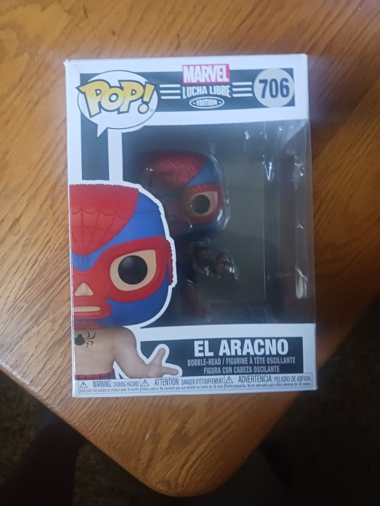 Pop Marvel Lucha Libre El Aracno