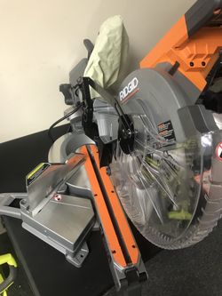Ridgid 12” sliding Miter Saw