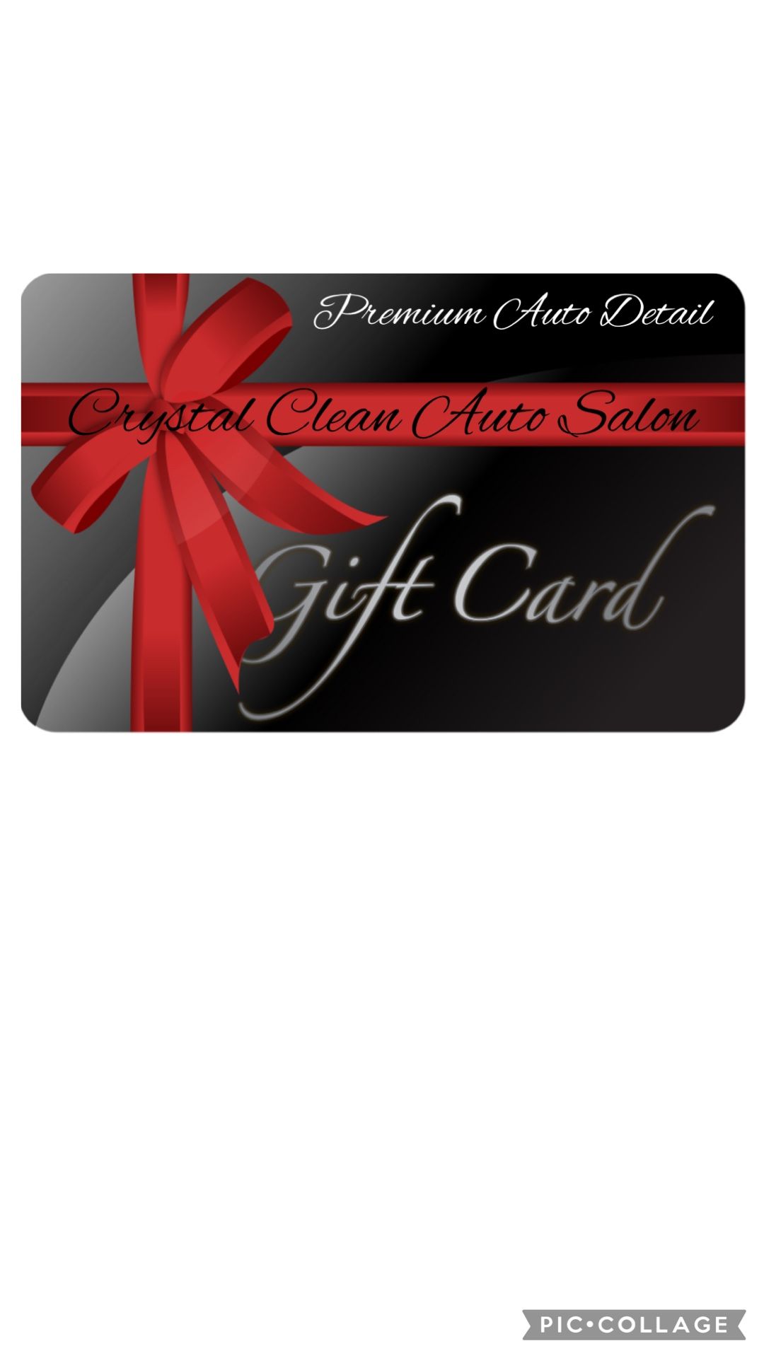 Premium Quality Auto Detail Gift Certificates Available