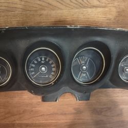 1969/70 Ford Mustang Original - Gauge Cluster Set  