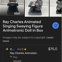 Ray Charles Musical Doll 