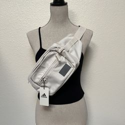 New adidas crossbody sling waist bag, beige