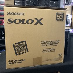 Kicker SoloX 12 Inch Subwoofer Come And Get The Best Deals 