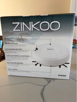 Zinkoo Rechargeable Robot Floor Sweeper / Vacuum - Brand New