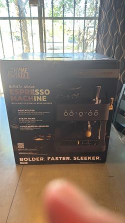 Time and table espresso machine Time and table espresso machine