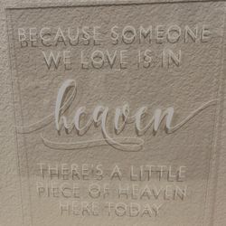 Memorial Table Sign 