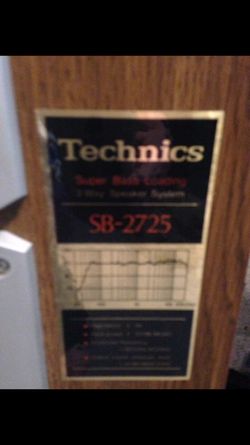 Technics Sb 2725 Speakers For Sale In South Hadley Ma Offerup