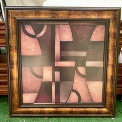 Wood Framed Canvas Artwork