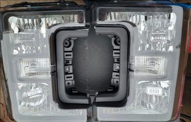 17-19 Ford F250 F350 F450 F550 Super Duty Headlights Luces Micas Calaveras Faros Faroles Focos Headlamps